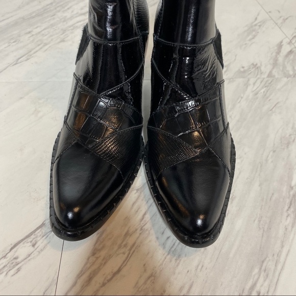 Jeffrey Campbell Caballeros Black Western Boot 6 - Picture 10 of 15